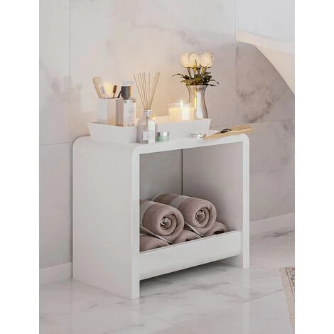 Tabouret De Douche Orel Allibert Blanc - Blanc – Image 2