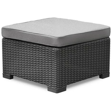 Pouf D'Extérieur California Graphite 233446 Allibert