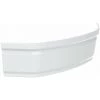 ALLIBERT Tablier De Baignoire Courbe JACANA Angle 135x135 - Blanc