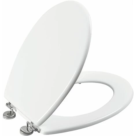 ALLIBERT Abattant WC En HDF BOLIVA Blanc - Blanc