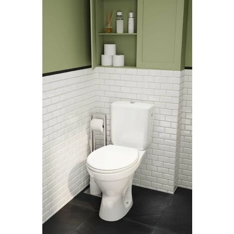 ALLIBERT Abattant WC En HDF BOLIVA Blanc - Blanc – Image 2