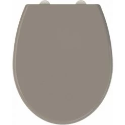 ALLIBERT Abattant De Toilette Silencieux FALLY Taupe