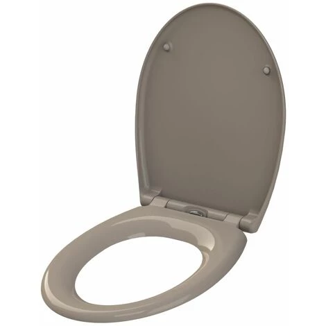 ALLIBERT Abattant De Toilette Silencieux FALLY Taupe – Image 4