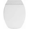 ALLIBERT Abattant WC En Bois Compressé BACCARA 2 Blanc - Blanc