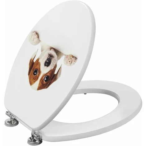 ALLIBERT Abattant WC En Bois Compressé JACK - Décor – Image 2