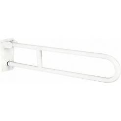 ALLIBERT Poignée PMR Pivotante En Inox USIS Blanc - Blanc