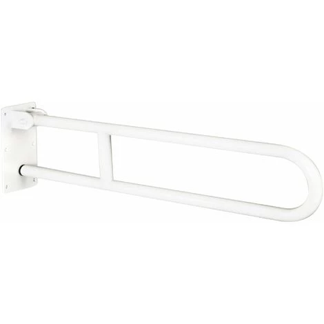 ALLIBERT Poignée PMR Pivotante En Inox USIS Blanc - Blanc