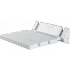 ALLIBERT Siège De Douche PMR à Fixer Au Mur USIS Blanc - Blanc