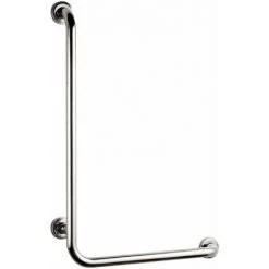 ALLIBERT Poignée PMR Coudée Bain Douche En Inox 90° USIS Chromé - Chromé